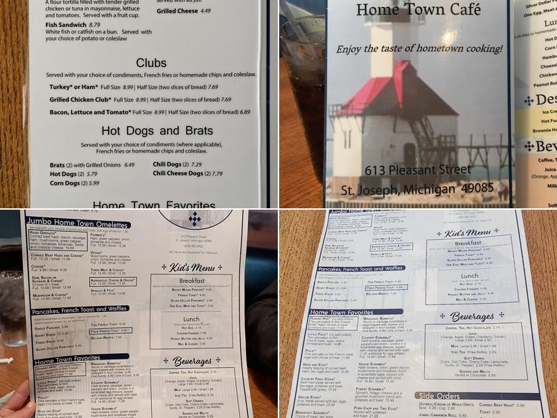 Thornton's Hometown Cafe Menu