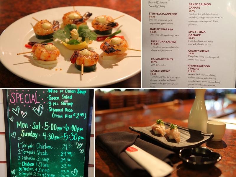 Ó-Sabi Restaurant Menu