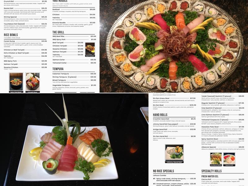 Sushi Fresh Ventura Menu