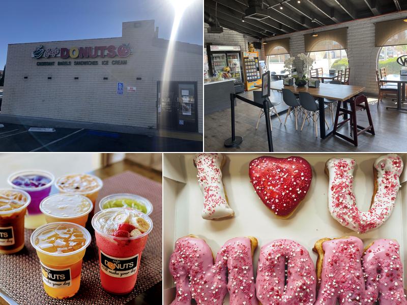 Cafe donuts and smoothies
