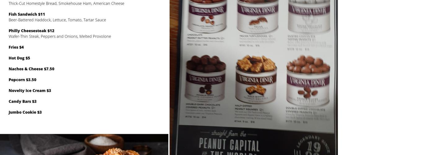 The Pointe Menu