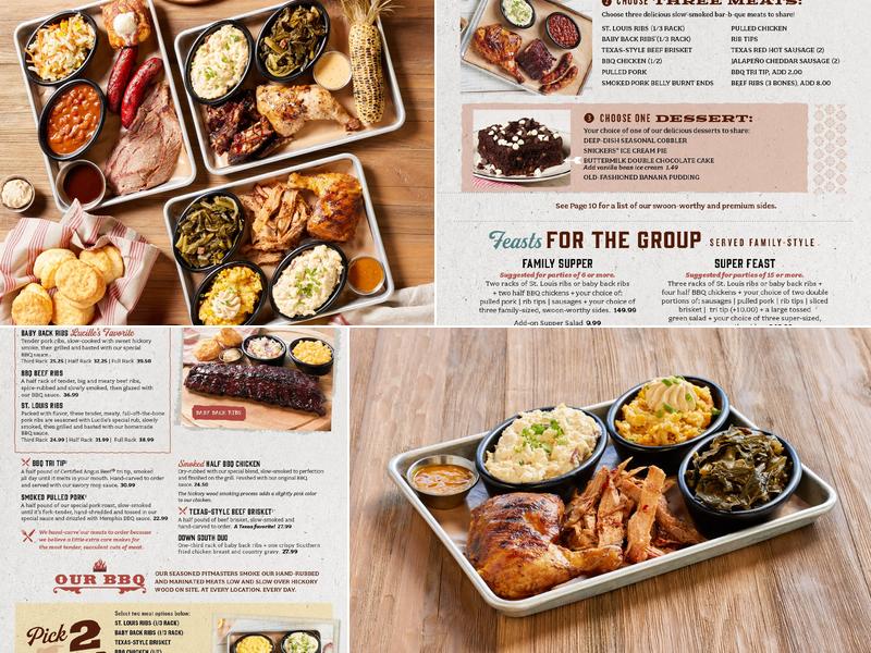 Lucille's Smokehouse Bar-B-Que Menu
