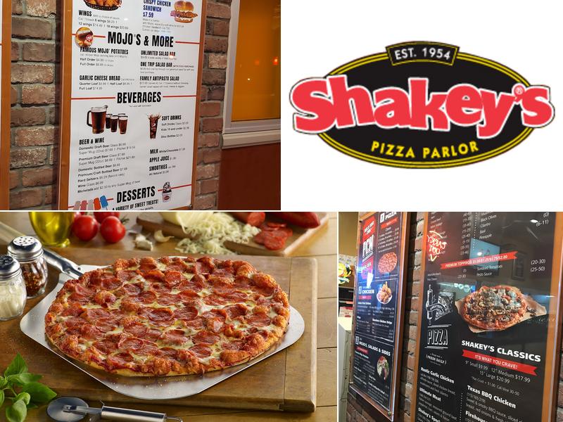 Shakey's Pizza Parlor Menu