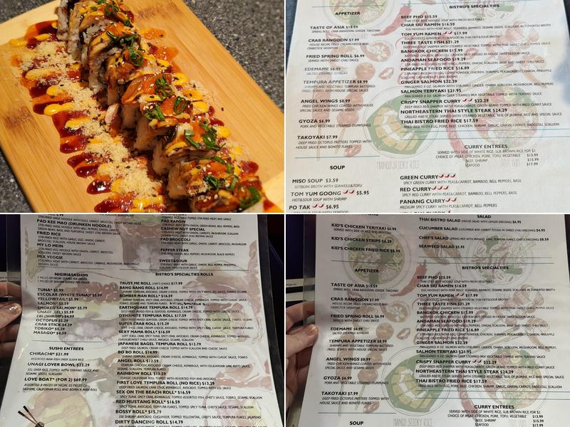 Thai Bistro & Sushi Bar Menu