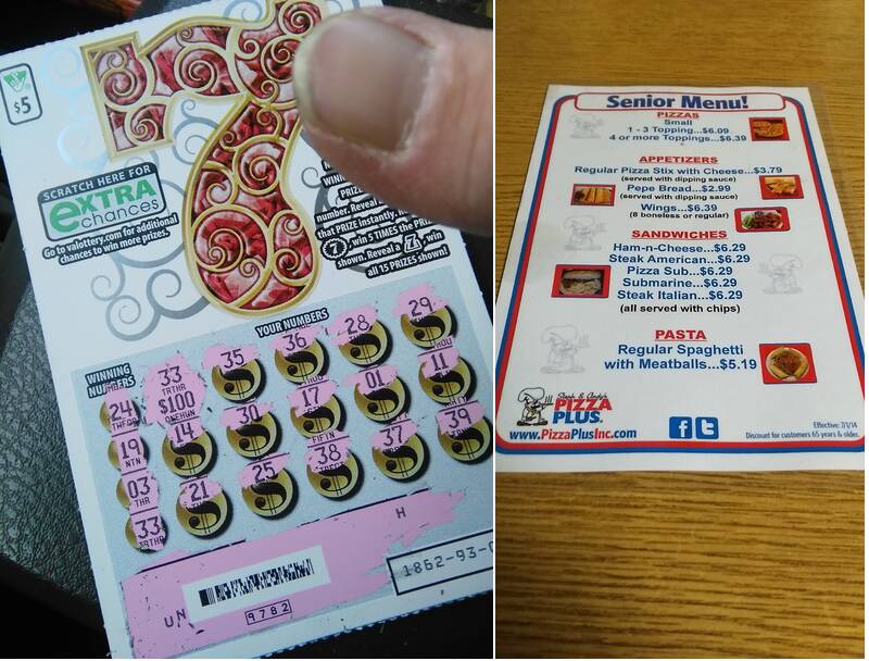 Pizza Plus Menu