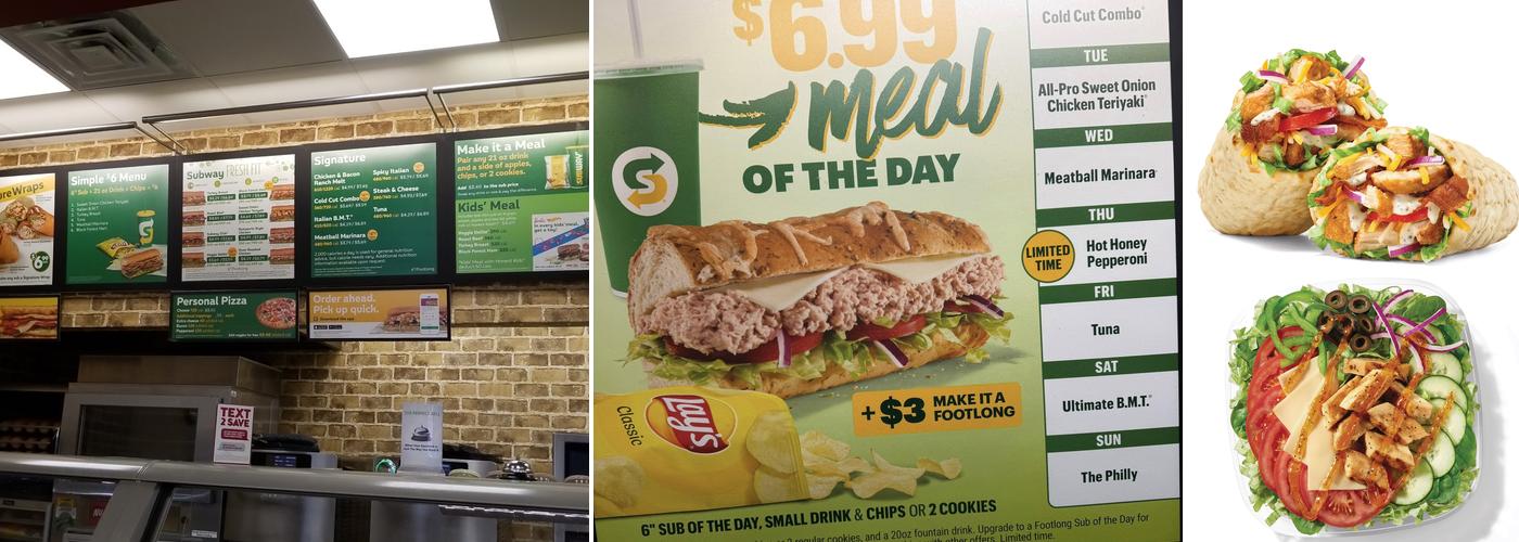 Subway Menu