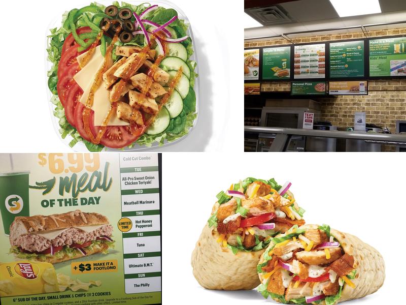 Subway Menu
