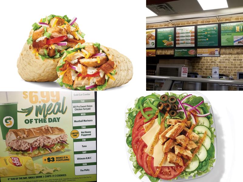 Subway Menu