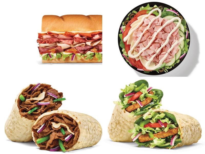 Subway Menu