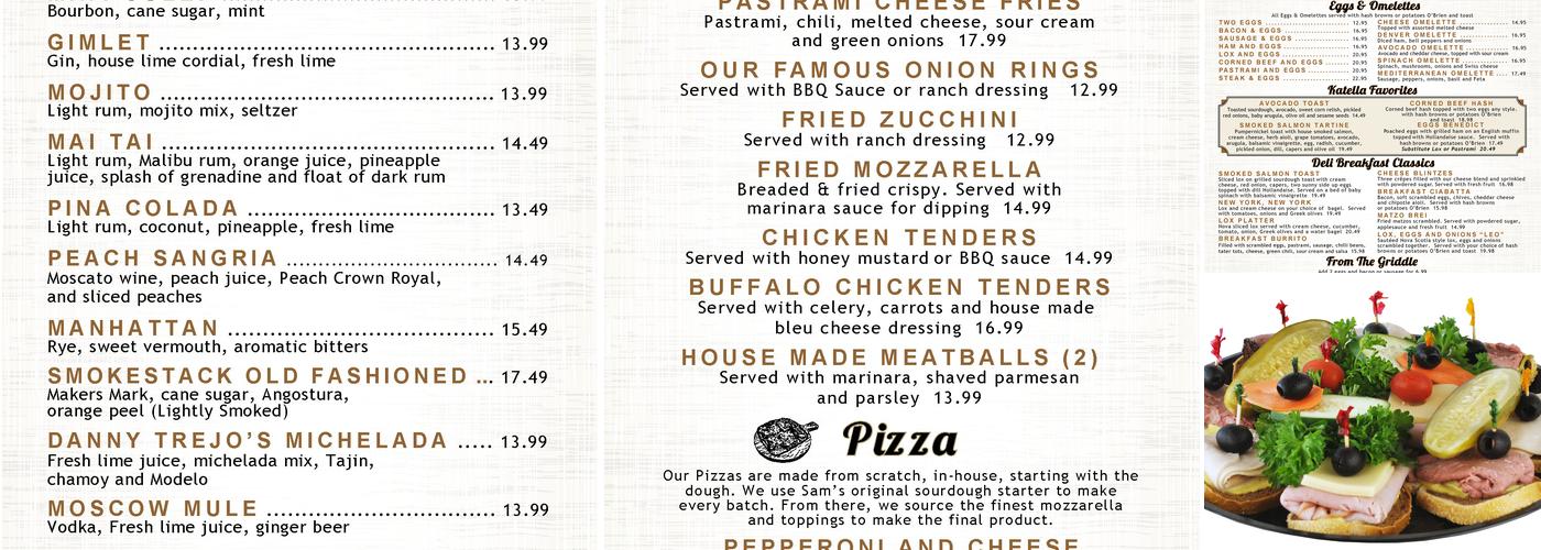 Katella Bakery, Deli & Restaurant Menu