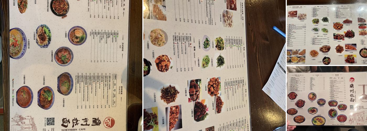 Northern Cafe Menu
