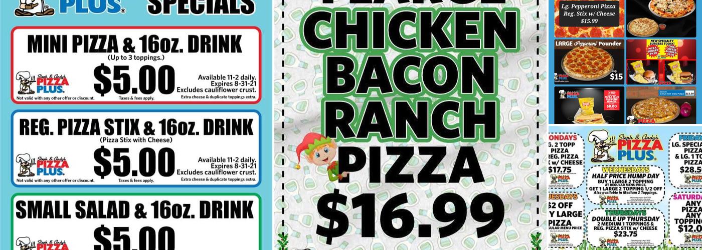 Pizza Plus Menu