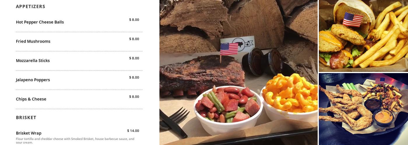 Mason Dixon BBQ Co. Menu