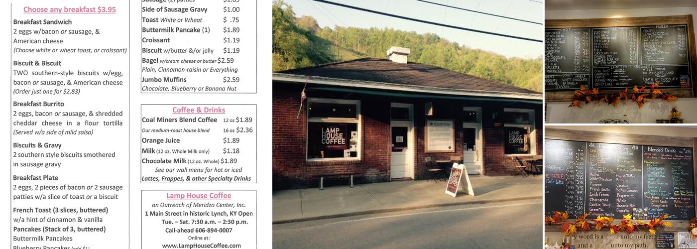 Lamp House Coffee Menu