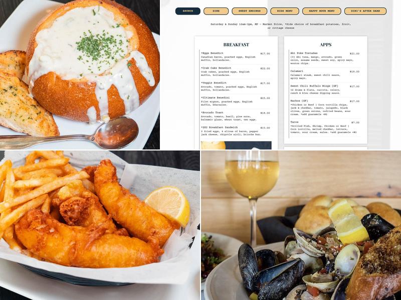Dini's Bistro Menu