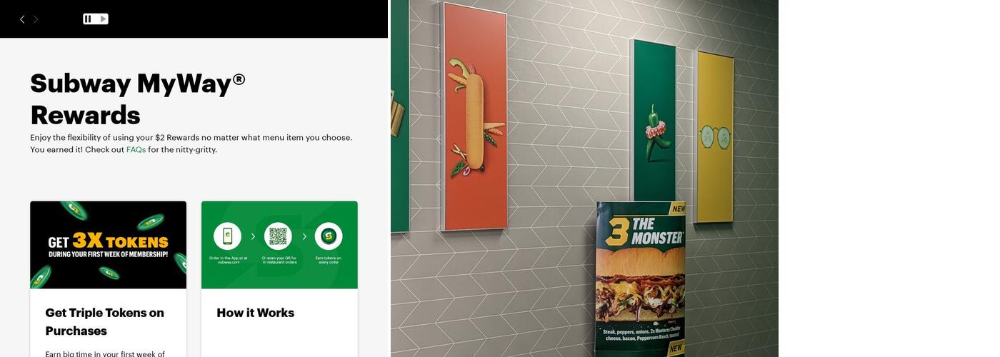 Subway Menu