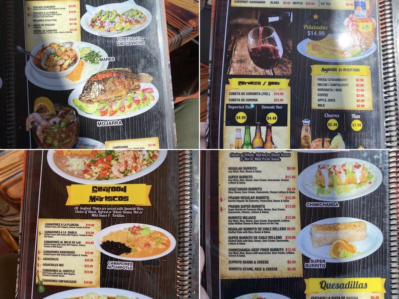 Los Molcajetes Taqueria Menu