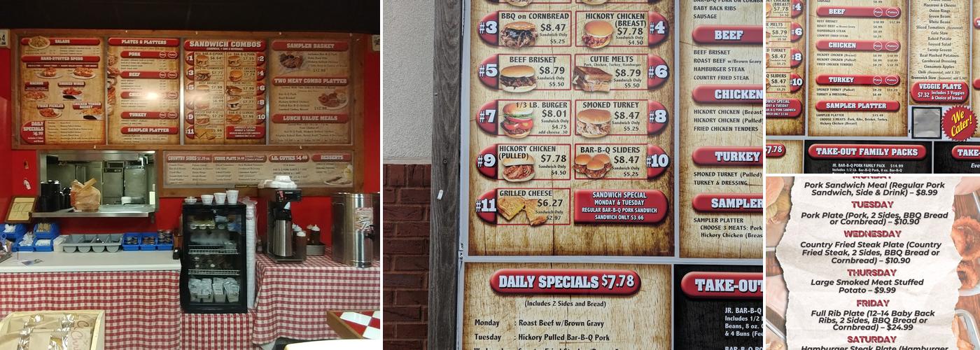 Bar-B-Cutie SmokeHouse Menu