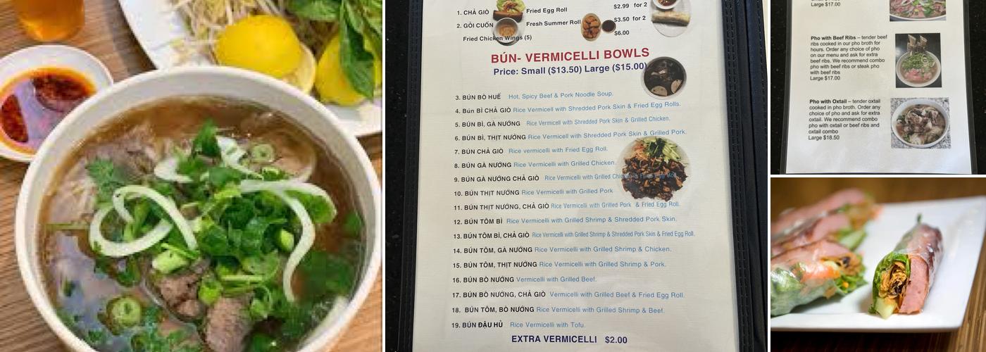 Pho Saigon Menu