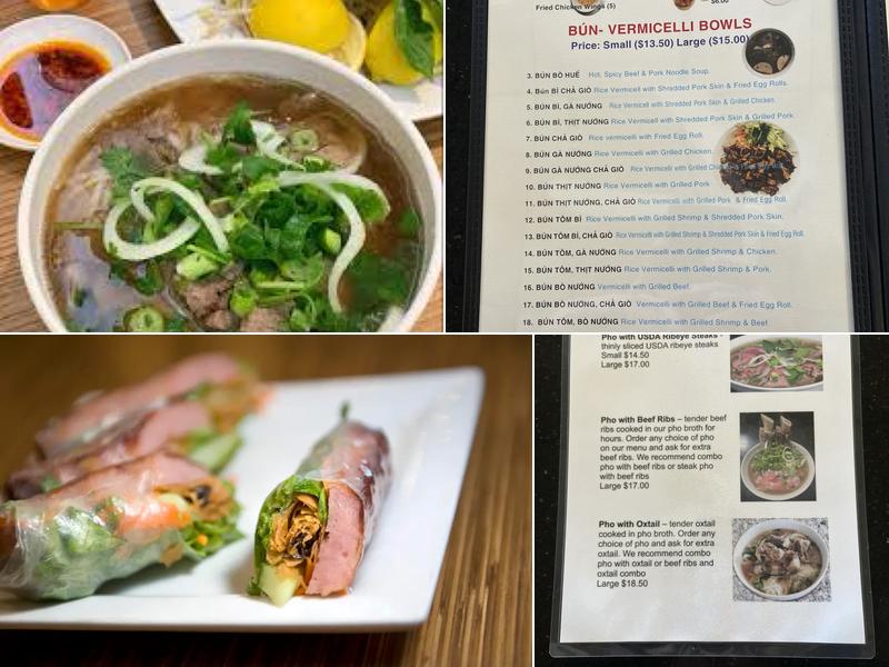 Pho Saigon Menu