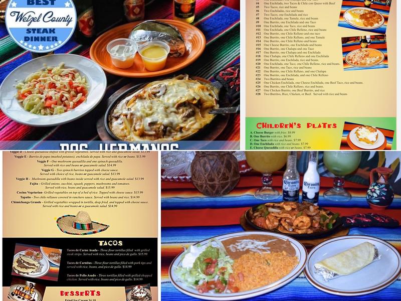 Dos Hermanos Menu