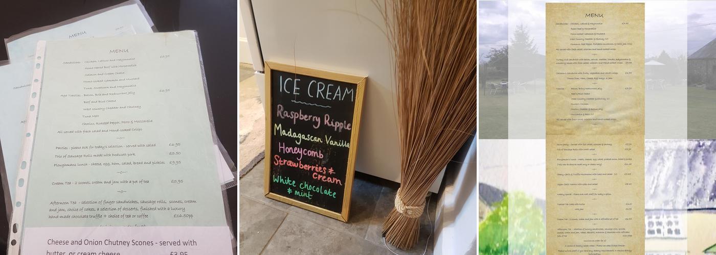 The Old Farmhouse Kitchen and Tearoom Menu