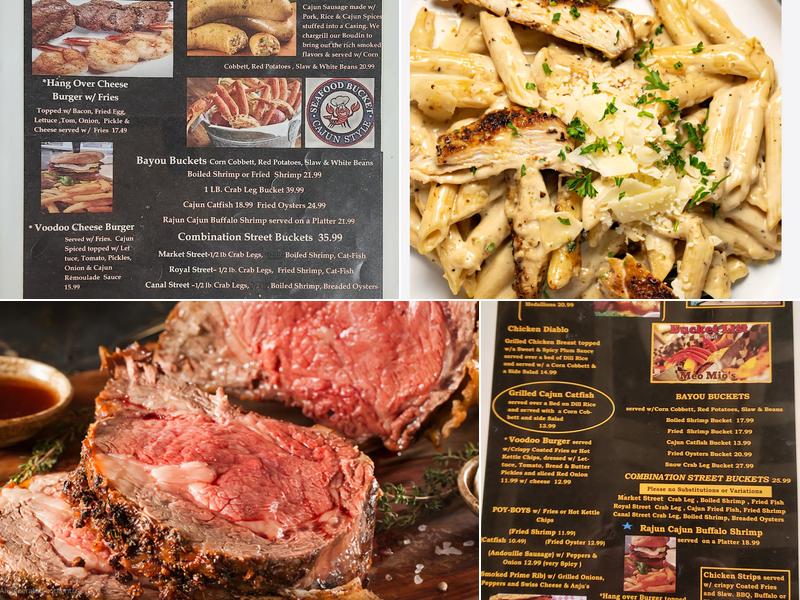 Meo Mio's Cajun & Seafood Restaurant Menu