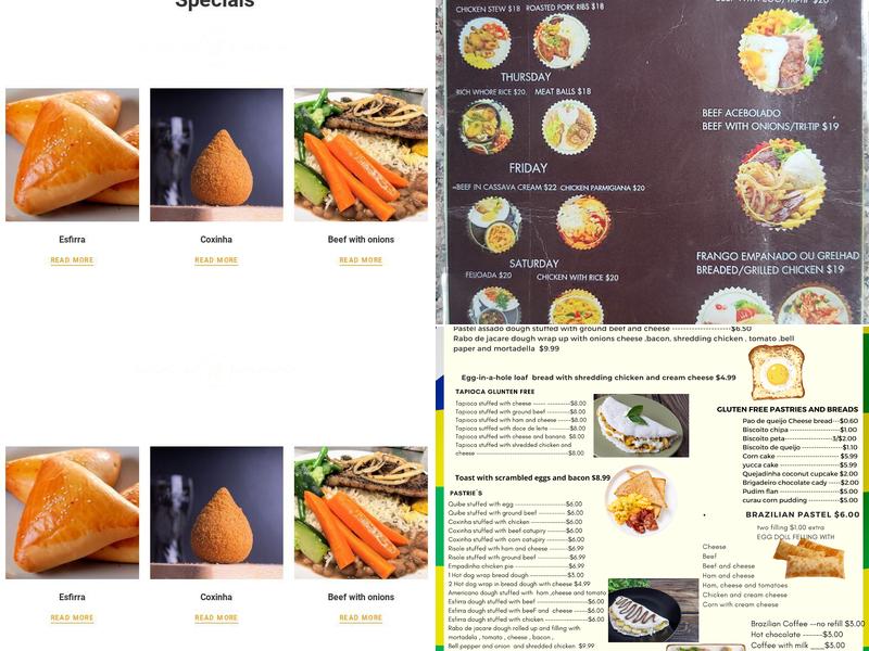 Brazilian Restaurant & Coffee House / Tempero Goiano Menu