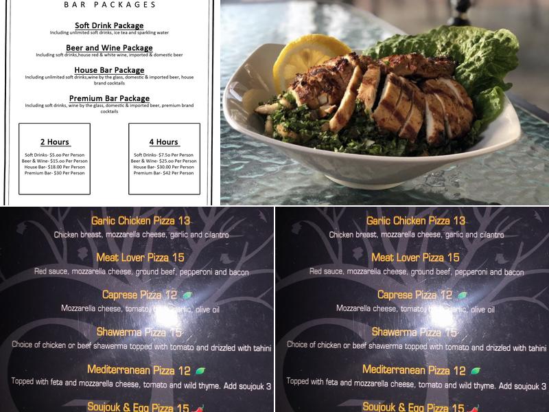 Gitana Restaurant Menu