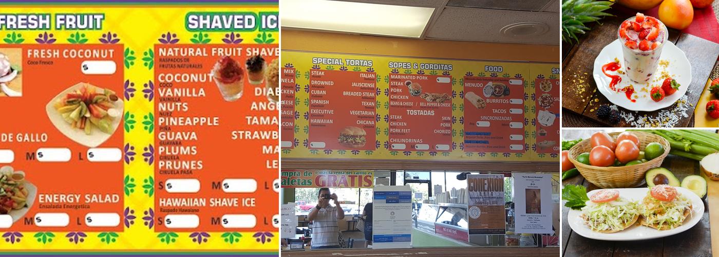 Super Antojitos Y Taqueria Jalisco Menu