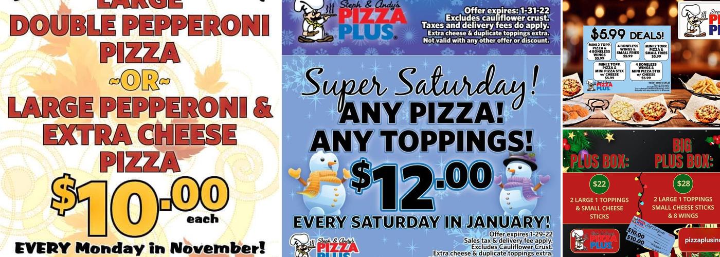 Pizza Plus Menu