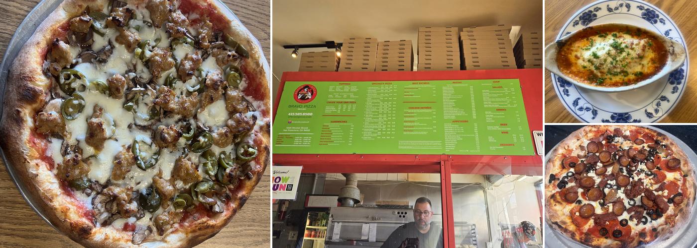 Bravo Pizza Menu