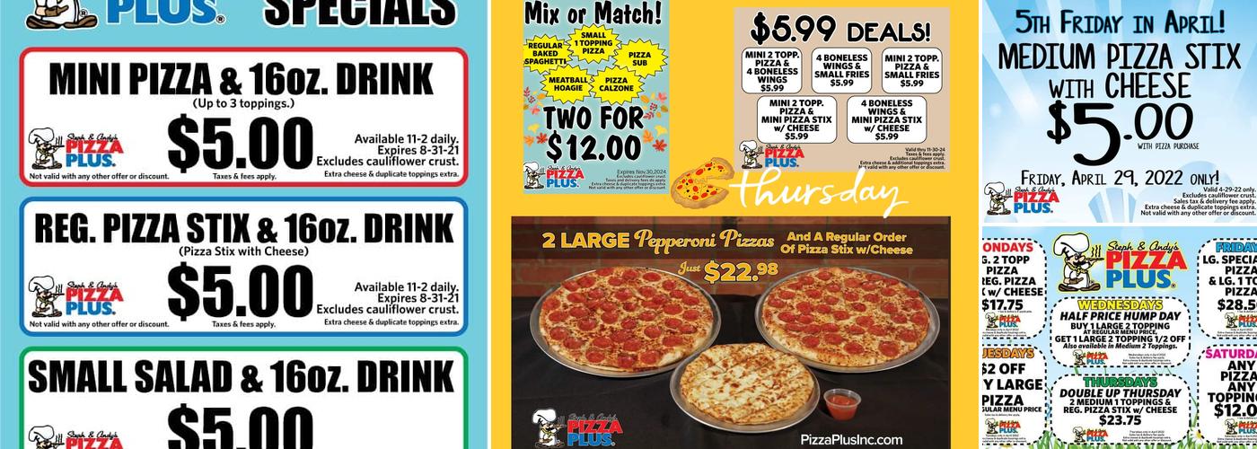 Pizza Plus Menu