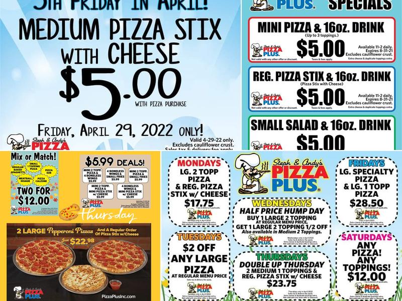 Pizza Plus Menu