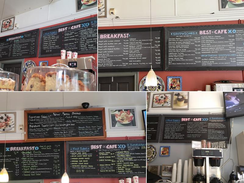 Cafe XO Menu