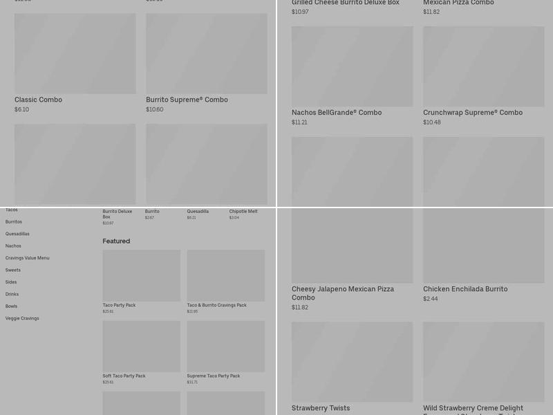 Taco Bell Menu