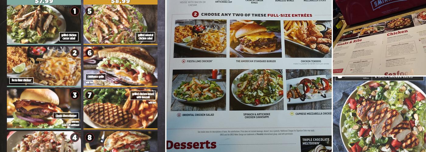 Applebee's Grill + Bar Menu