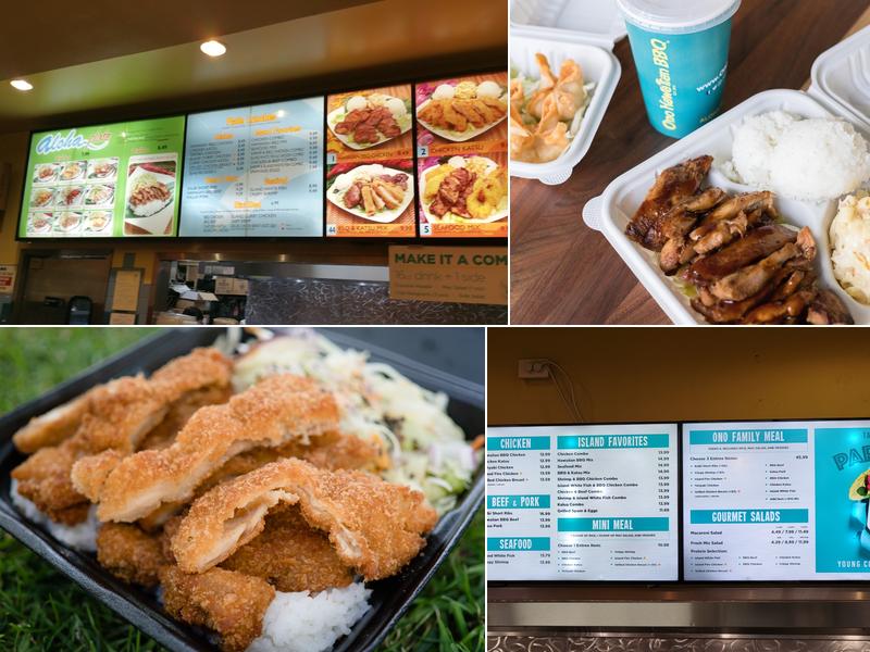 Ono Hawaiian BBQ Menu