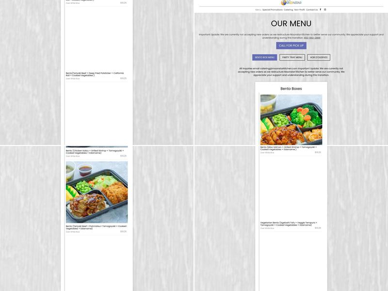 Moonstar Menu