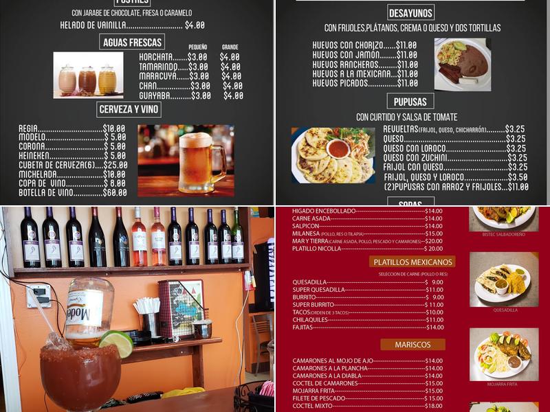 La perla de Oriente Restaurant Menu