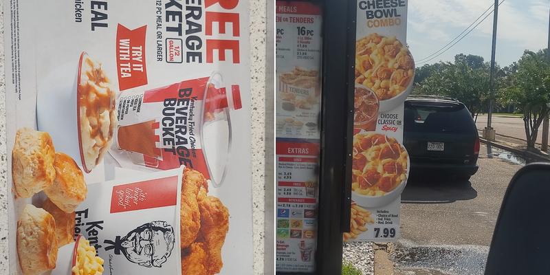 KFC Menu