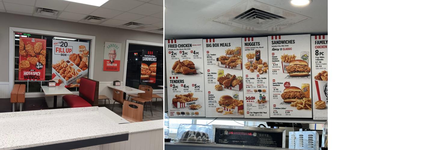 KFC Menu