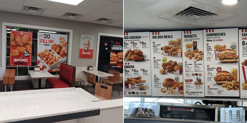 KFC Menu