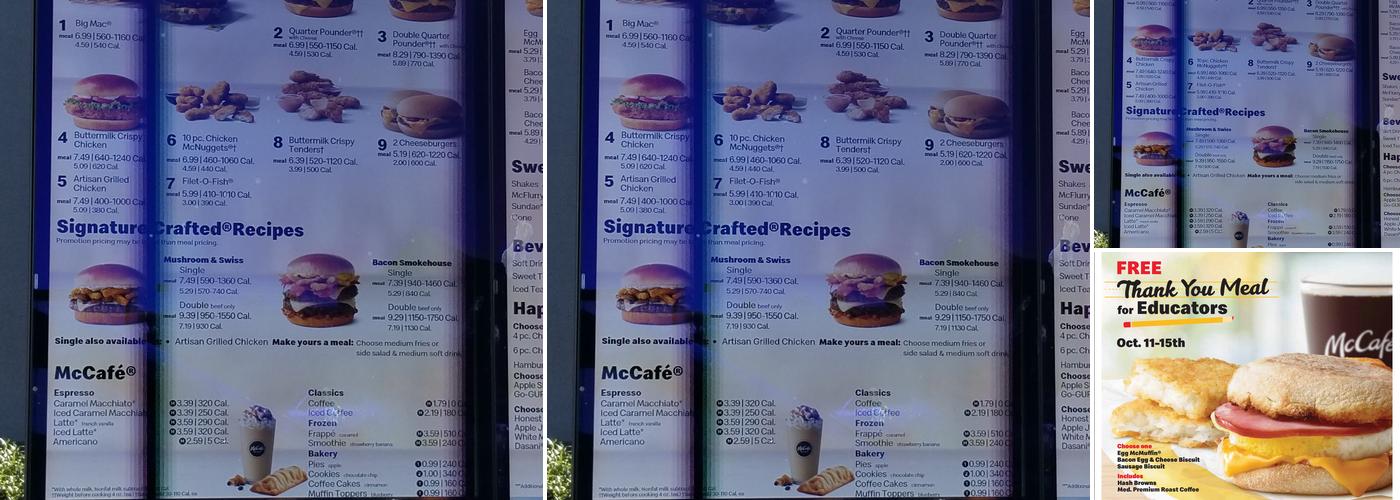 McDonald's Menu