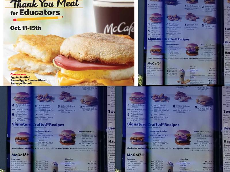 McDonald's Menu