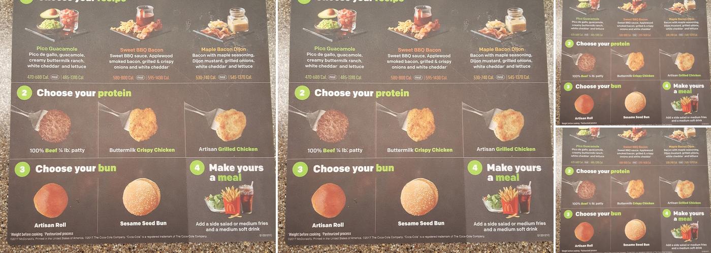 McDonald's Menu