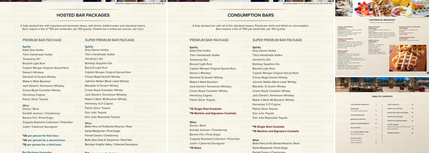 Pechanga Fried Chicken Menu