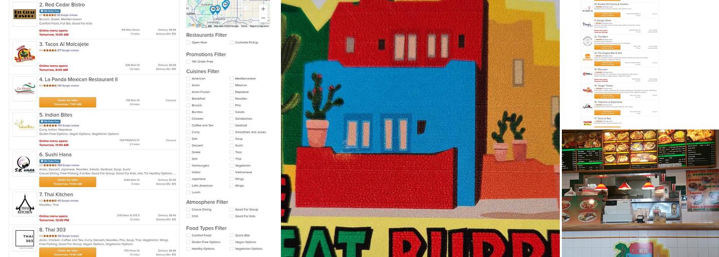 The Great Burrito Menu