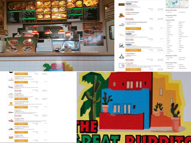 The Great Burrito Menu