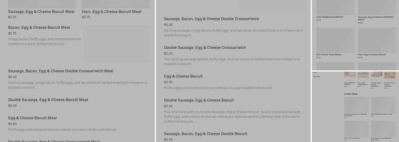 Burger King Menu
